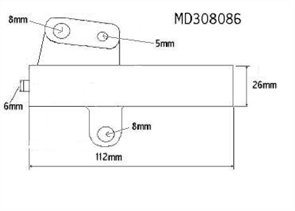 Timing Belt Tensioner MD308086