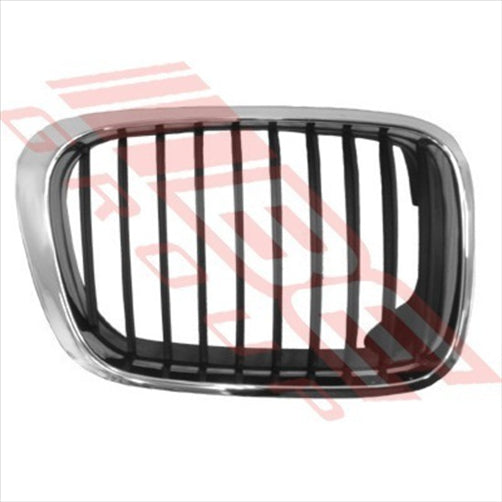 BMW GRILLE - R/H - CHRM/BLACK - W/FRAME - BMW 3'S E46 1998-2001