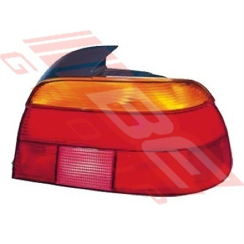 BMW REAR LAMP - L/H - AMBER/RED - BMW 5'S E39 1996-2000