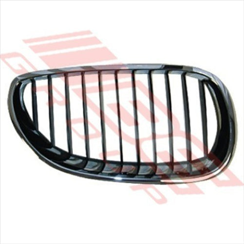 BMW GRILLE - R/H - CHROME/BLACK - BMW 5'S E60 2003