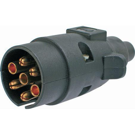 OEX Trailer Plug 7 Pin Round Large - Plastic