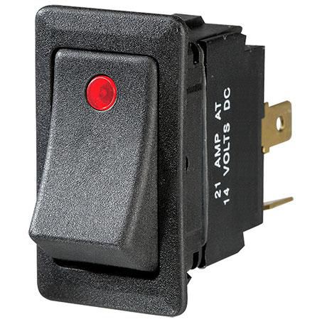 Narva Heavy Duty Rocker Switch Momentary On/Off/Momentary On DPDT (Contacts