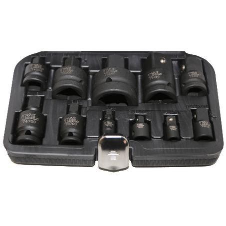 T & E TOOLS T&E Impact Socket Adaptors & Universal Joint Set 1/4in 11pc 76348