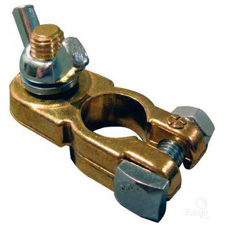 Icon Battery Terminal Heavy Duty M10 Brass Wingnut Positive 1 Pce BT18B-10POS