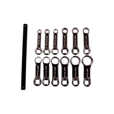 T & E TOOLS T&E 3/8in Drive Torque Adaptor Set 12 pc 93222