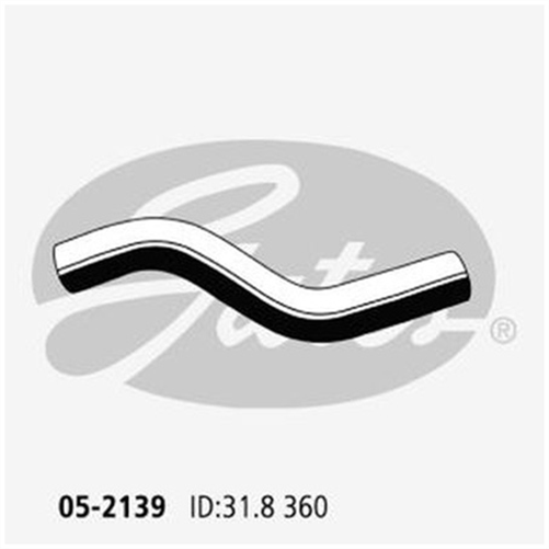 GATES RADIATOR HOSE UPPER 05-2139