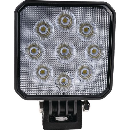 OEX 9LED Work Light, Thermo Plastic Square LLX08305