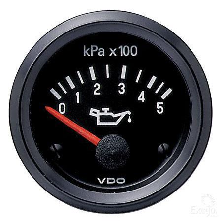 VDO Pressure Gauge Electric 24V (0 - 500 kpa) 350040016