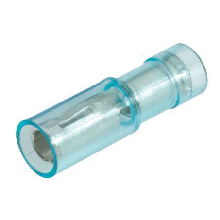 Narva Crimp Terminal Female Bullet Blue Insulated 4.3mm - 10 Pce
