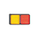 LED AUTO LAMPS - 12V LED Stop/Tail/Indicator Assembly Light With Black Bracket