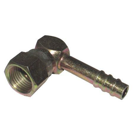 OEX Ryco Steel Fitting # 6 Female Flare - Barb #6 90° STX1121