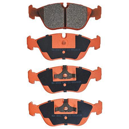 RDA BRAKES RDA GP Max General Purpose Low Metallic Brake Pad Set RDB1261
