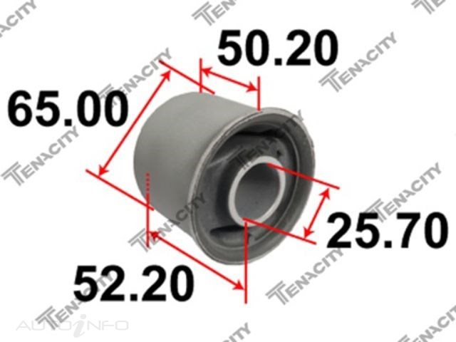 FRONT CONTROL ARM REAR BUSHING HONDA CRZ ZF1 - 03-35524