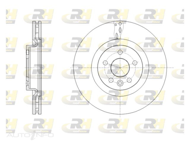 D/ROTOR FR LAN ROV DIS RAN ROV325*30*28 52HT 63.5id 5STUD DR61786V-RH