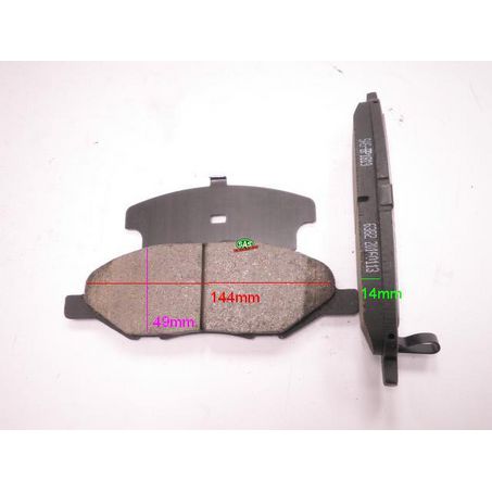 Ceramic Ultra Brake Pad Set L:144 H:49 T:14