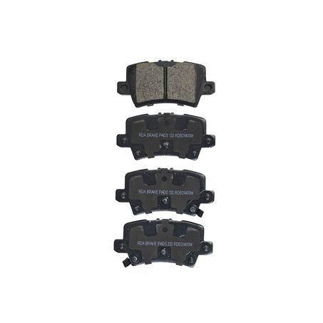RDA BRAKES RDA GP Max General Purpose Low Metallic Brake Pad Set RDB2140