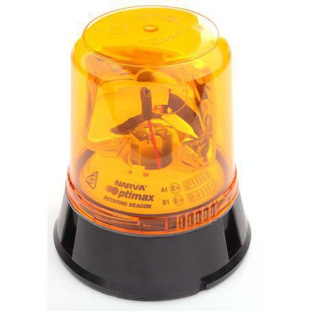 Narva Halogen Beacon Amber 12 or 24V Permanent Mount