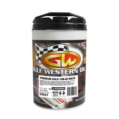 Gulf Western PREMIUM GOLD 15W/40 - SL/CF4 - ENGINE OIL 32021