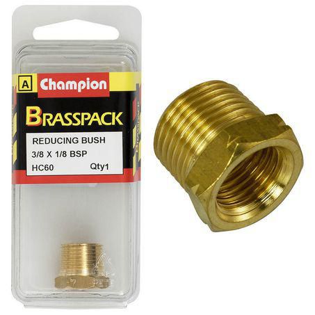 CHAMPION AUTO PARTS Champion Hose Fitting Reducing Bush 3/8In. X 1/8In. Bsp HC60