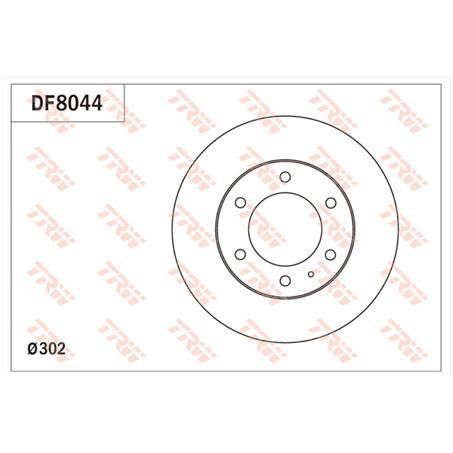 TRW Disc Brake Rotor 302mm x 30 Min