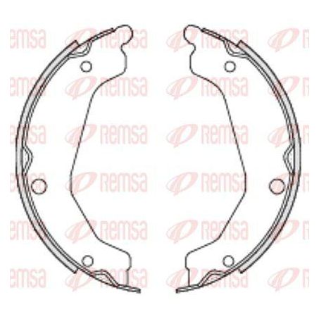 Remsa Hand Brake Shoe Set (X4694 00 N) 4694.00