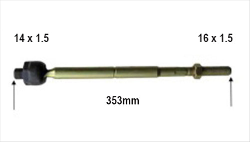 TRANSTEERING Rack End