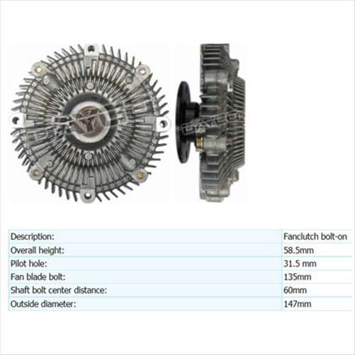 DAEWOO FAN CLUTCH 115205 IND