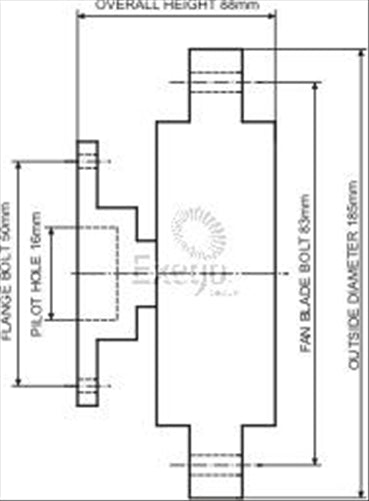 DAYCO FAN CLUTCH 115733