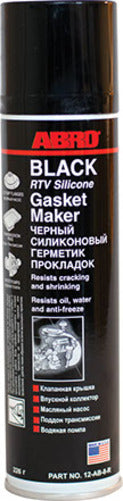ABRO RTV SILICONE GASKET MAKER BLACK AIR POWDER