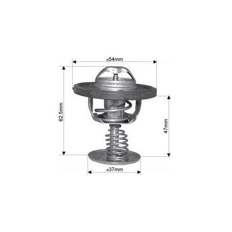 DAYCO THERMOSTAT 54MM 71 DEGREES C - 160 DEGREES F DT125C