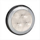 Narva 12 VOLT LED REVERSE LAMP (WHITE) WITH SILVER SATIN RING AND BLACK BASE