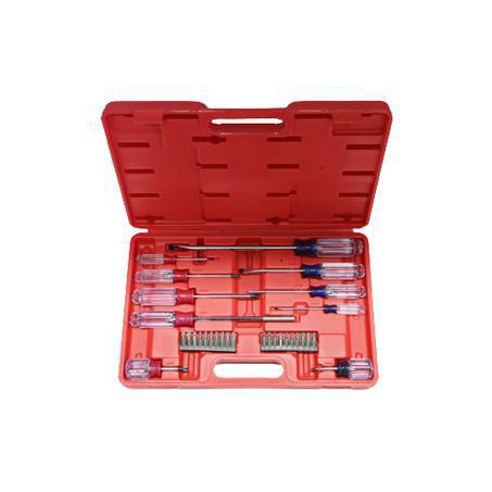T & E TOOLS T&E Screwdriver & Hex Bit Set 30pc 78030A