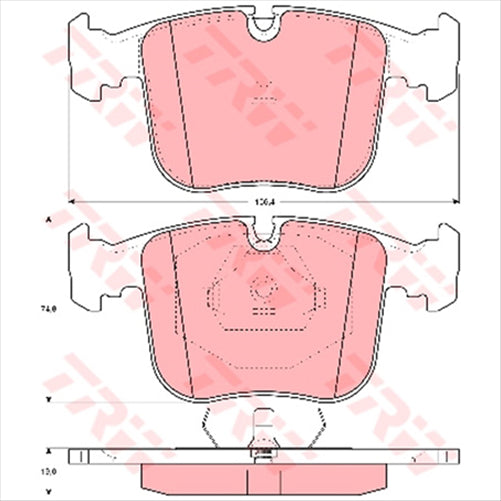 TRW Brake Pad Set