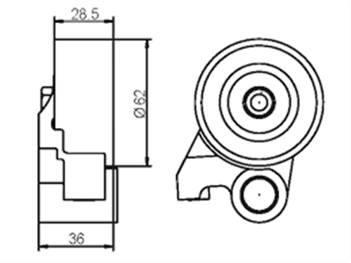 Toyota HILUX LANDCRUISER CAMBELT KIT 1KD-FTV, INCLUDES WATER PUMP
