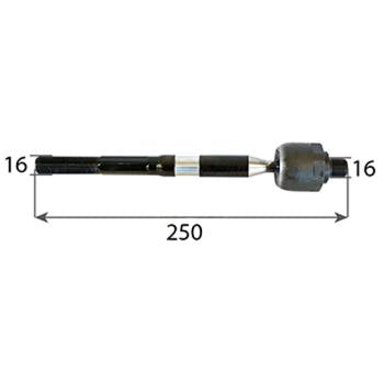 RACK END HYUNDAI TUCSON 15> 250mm L M16 BOTH ENDS - 13X018
