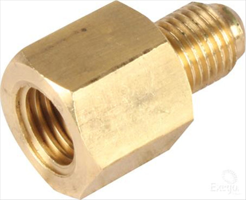 OEX Adaptor 1/2 Acme (R134a) Female To 1/4 Flare (R12) Male