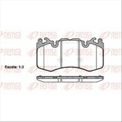 FRONT DISC BRAKE PADS - LAND RANGE ROVER 09- 141000