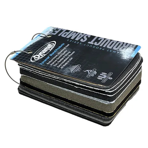 Dynamat Product Samples Flip Book | Sound Deadening Material Swatch Guide