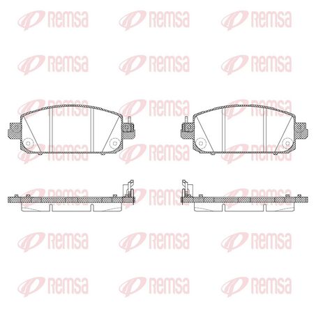 Remsa HPT Brake Pad Set - 1930.04