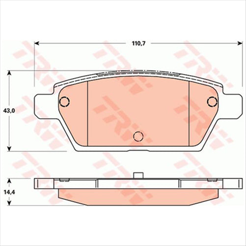 TRW Brake Pad Set