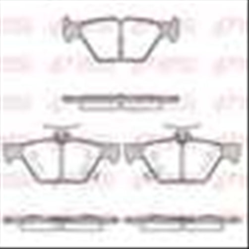 Remsa REAR BRAKE PADS SUBARU