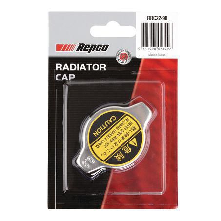 Repco Radiator Cap 13 Psi - 90 kPa Low Profile Metal Bayonet RRC22-90