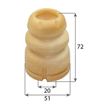 BUMP STOPS KIA RIO FRT 11> - 17J008