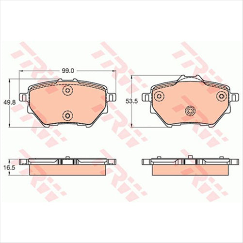 TRW Brake Pad Set