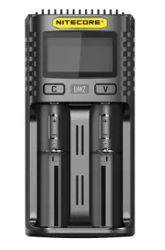 NITECORE Intelligent Dual-Slot USB Battery Charger – Fast & Safe Charging
