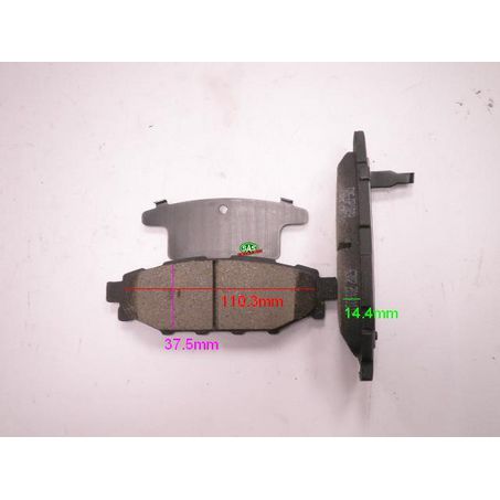 Royale Ceramic Ultra Brake Pad Set L:110.3 H:37.5 T:14.4 - BP1803