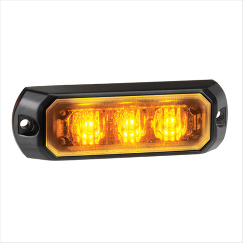 LED STROBE AMBER 12 OR 24V PERMANENT MOUNT 85203A