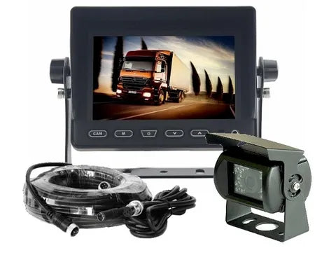 Mongoose 5'' Rear View Monitor System with Camera and Lead – 3 Camera Input Compatible