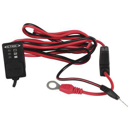 Ctek Panel Quick Connector /Comfort Indicator With 8.4Mm Eye Terminals Suits 800Ma To 10A Chargers 56-380