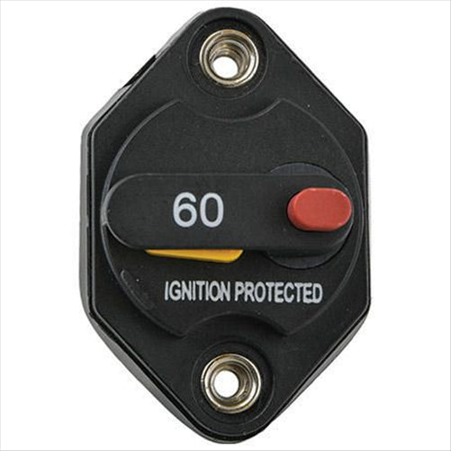 Mini Flush Mount Manual Reset Circuit Breaker 60A - 1 Piece ACX2074